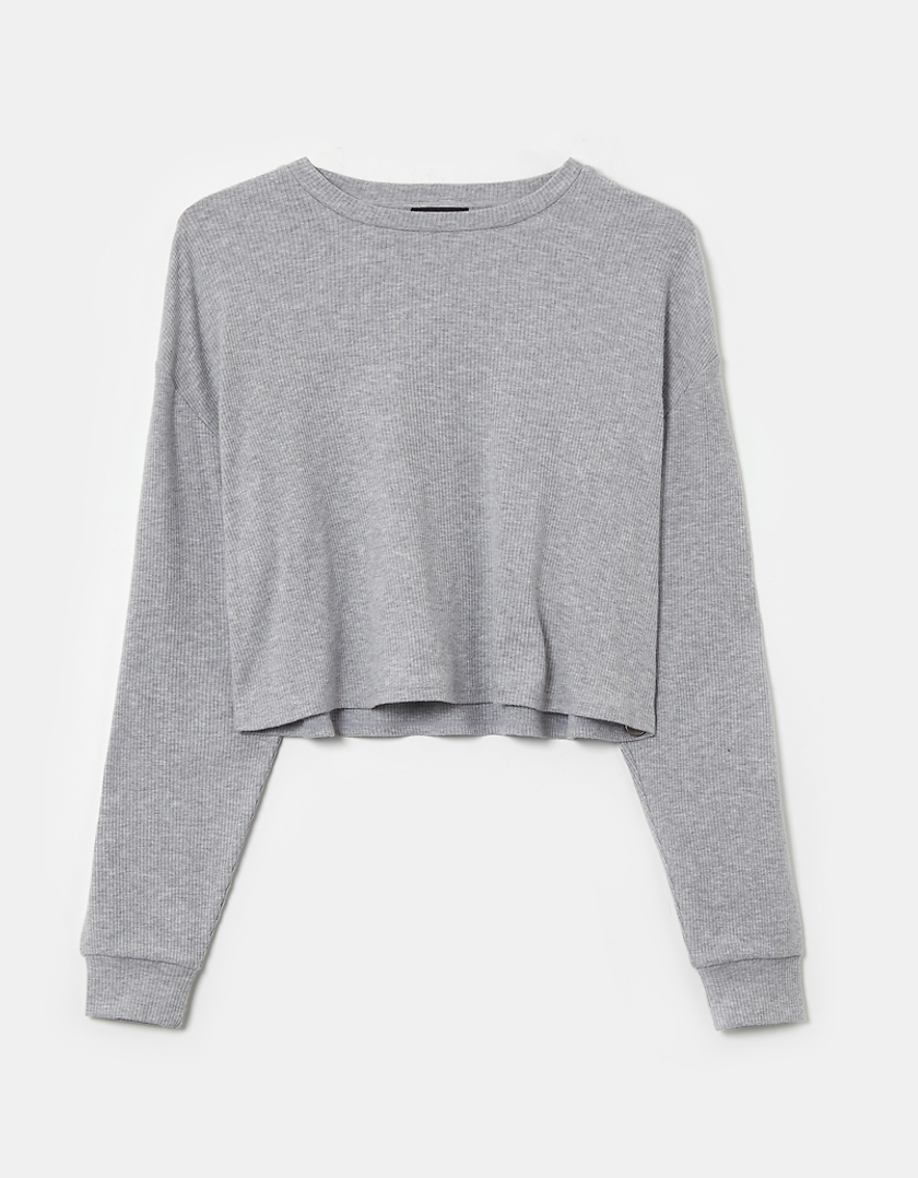 TALLY WEiJL, Top Grigio a Coste for Women