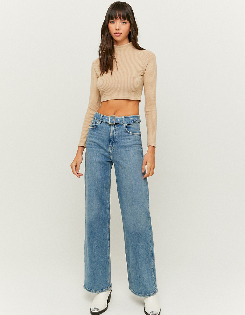 TALLY WEiJL, Long Sleeves Crop Top for Women