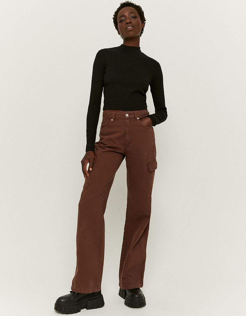 TALLY WEiJL, Μπλούζα Cropped Basic Μαύρη for Women