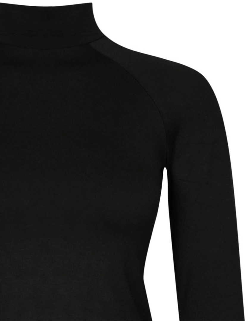 TALLY WEiJL, Basic Black Long Sleeves Top for Women