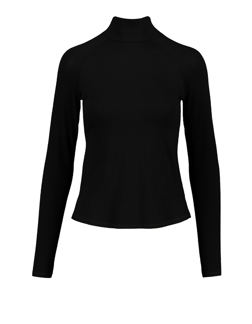 TALLY WEiJL, Top a Maniche Lunghe Basico Nero for Women