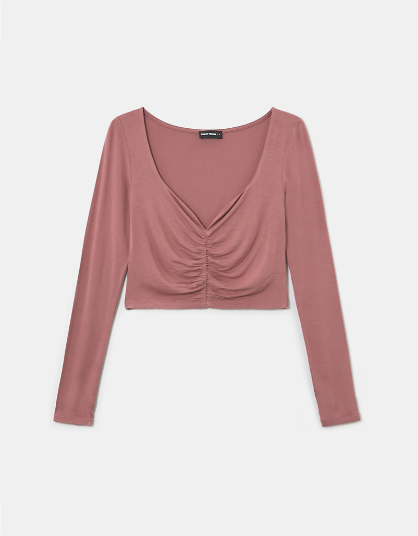 TALLY WEiJL, Pinkes Plissiertes Top for Women