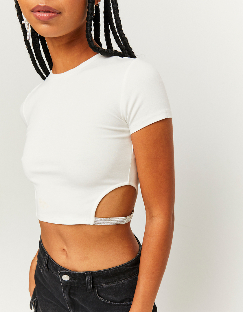 TALLY WEiJL, Top Corto Cut Out for Women