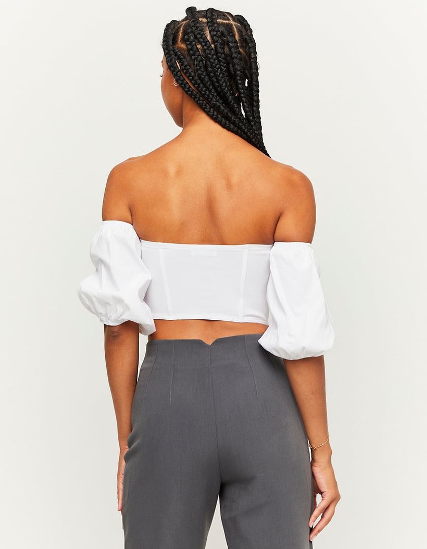 TALLY WEiJL, Off Shoulder Corset Top for Women