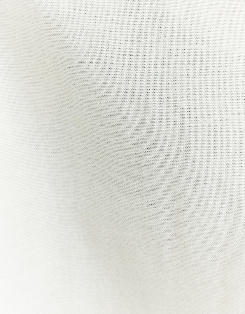 TALLY WEiJL, White Linen Loose Shirt for Women