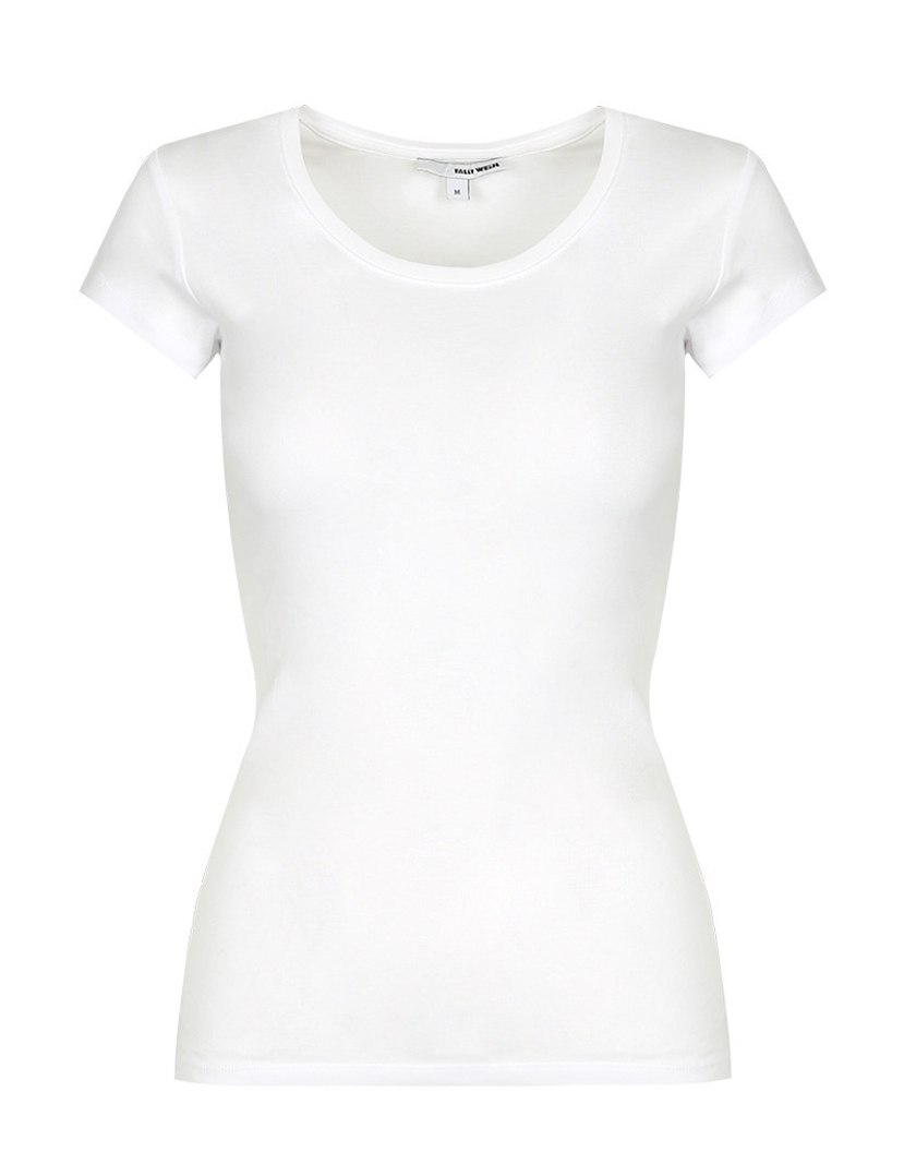 TALLY WEiJL, Weißes Basic T-Shirt for Women