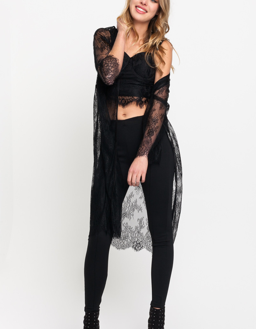 TALLY WEiJL, KIMONO IN LACE HH OS for Women